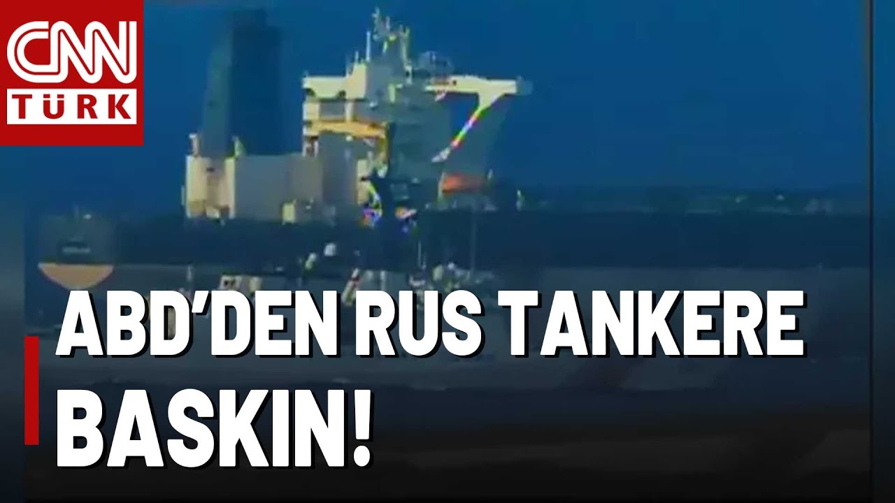ABD Rusya'ya Ait Tankere El Koydu! İşte Baskın Anları...