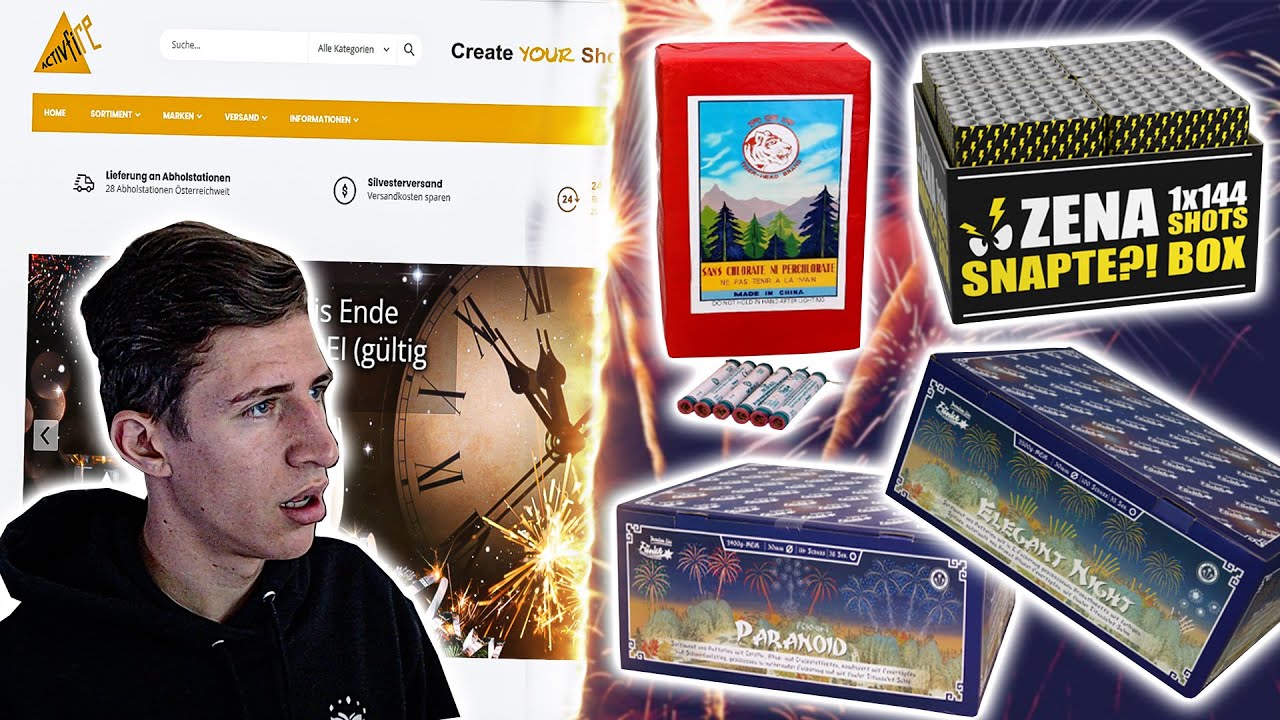 XXL 1500&euro; ACTIVFIRE FEUERWERK ONLINE BESTELLUNG 2022/23