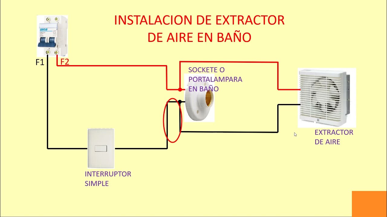 Como Instalar Extractor aire en Servicios Higienicos
