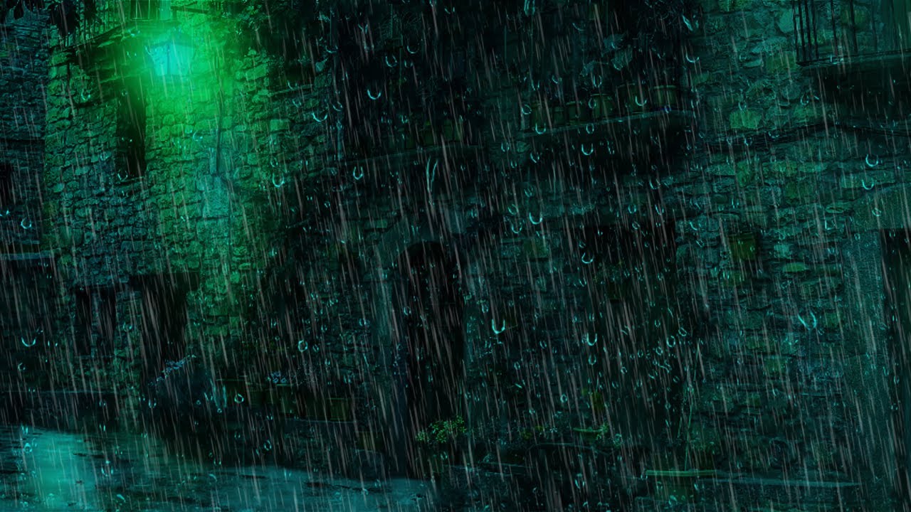 SOM DE CHUVA FORTE NA MADRUGADA PARA DORMIR