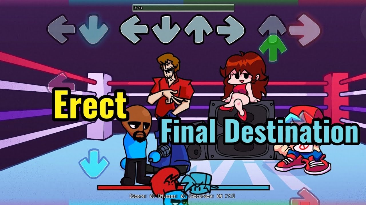 Friday night funkin vs Erect Final Destination l fnf mobile vs shagghy mod