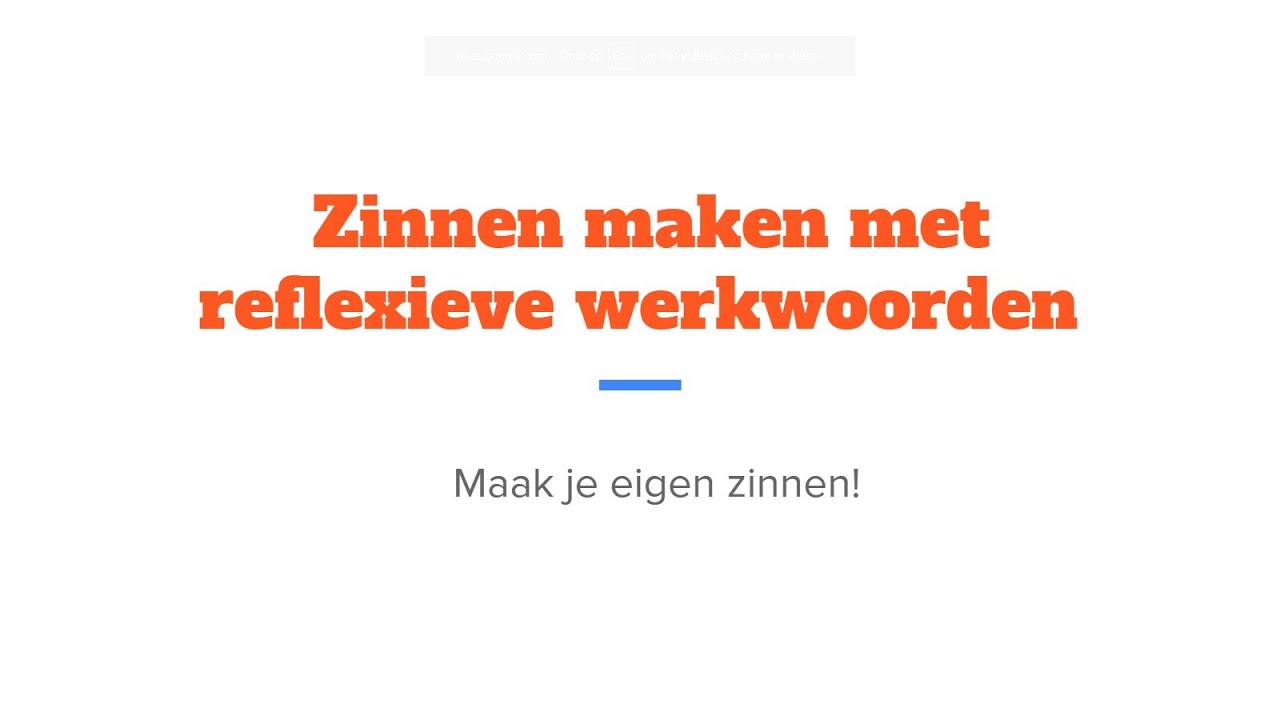 Practise building sentences with REFLEXIVE VERBS in Dutch LIVE! #learndutch #reflexive #wordorder