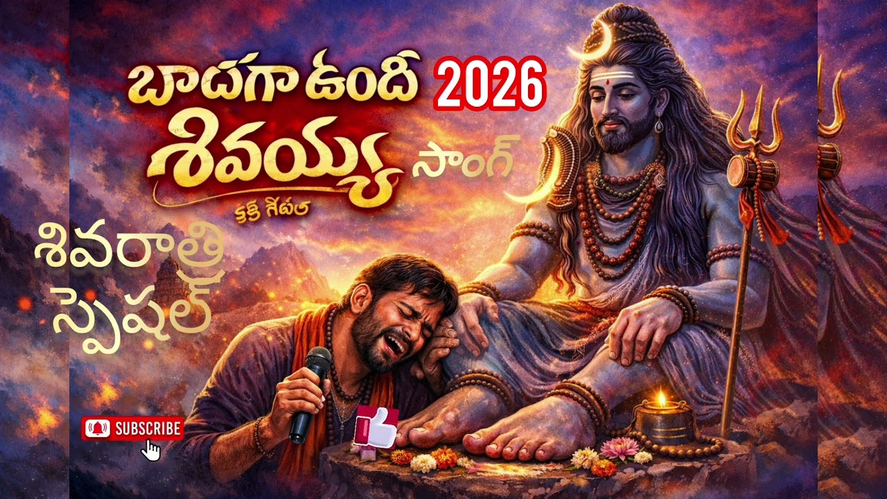 బాధగా ఉంది శివయ్య సాంగ్ 2026 Telugu Devotional Song | Emotional Shiva Telugu Bhakti Songs Channel