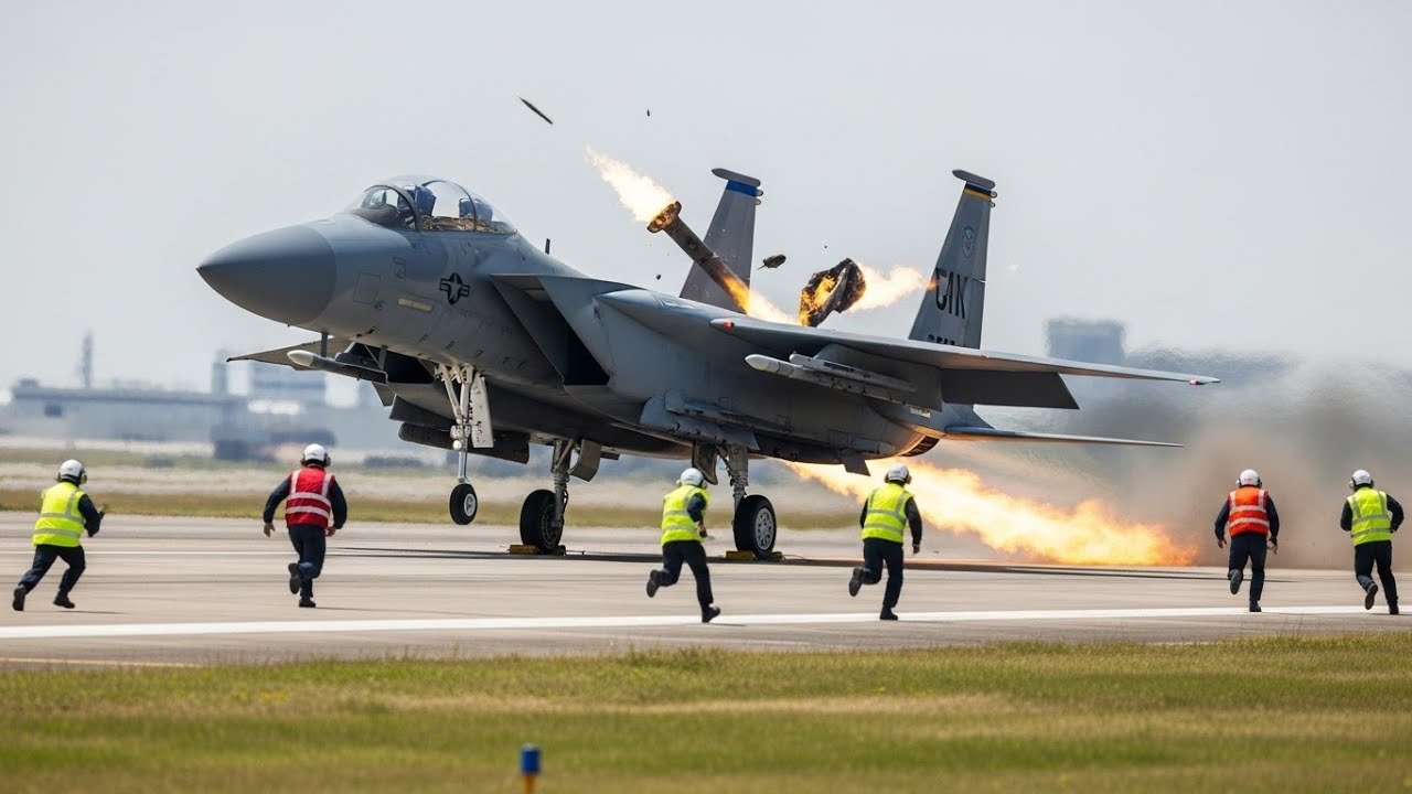 Beautiful Female F-15 Pilot Pushes Full Throttle — Watch This Takeoff