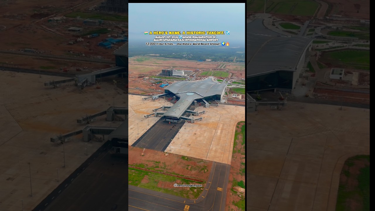 A hero&rsquo;s sacrifice&hellip; A region&rsquo;s pride&hellip; A nation&rsquo;s future. 🇮🇳#bhogapuramairport #andhrapradesh