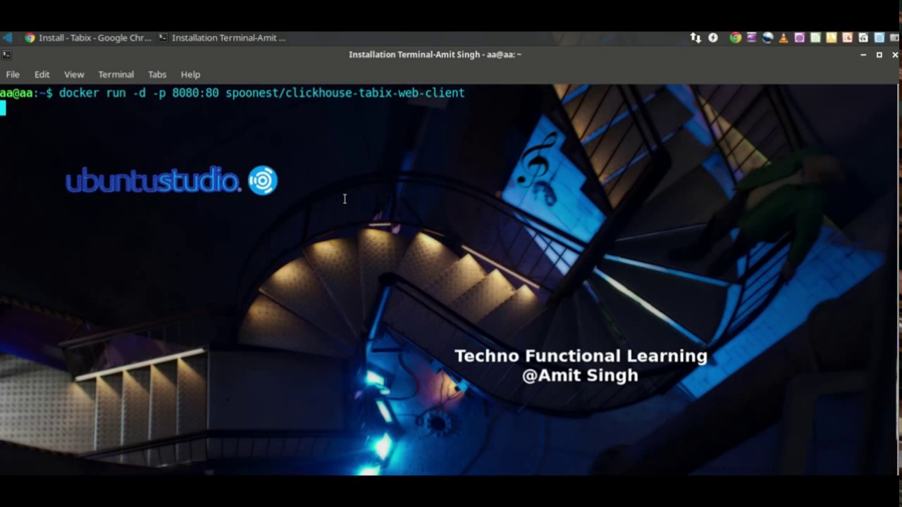 How to Install Tabix UI for Clickhouse in Ubuntu Studio 18.04 LTS with Docker