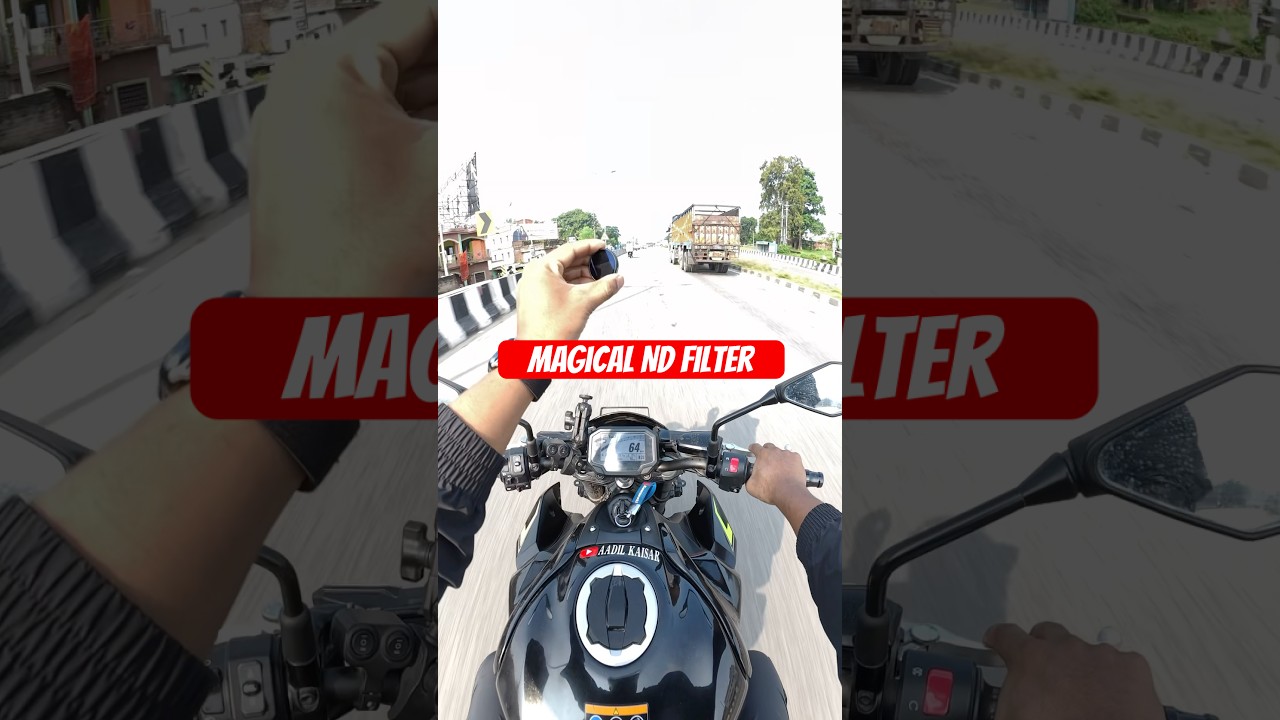 Magical Nd Filter - Dji Osmo Action 5 Pro #motovlog #ndfilter #actioncamera