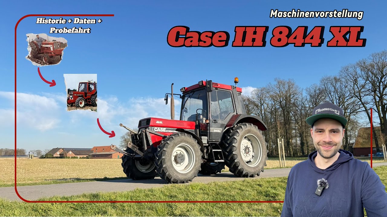Maschinenvorstellung Case IH 844 XL | Historie + Daten + Probefahrt | tractorbook Vlog #41
