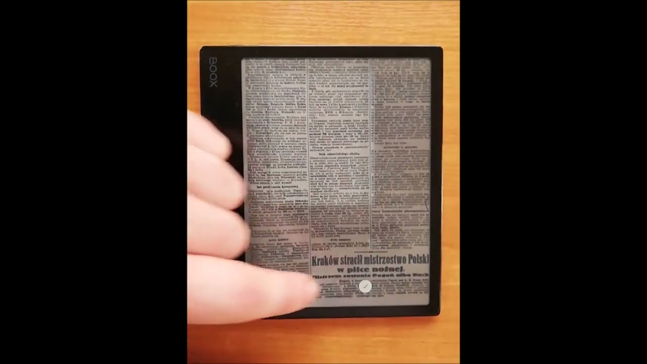 Onyx Boox Leaf 2 &ndash; obsługa pdf i djvu