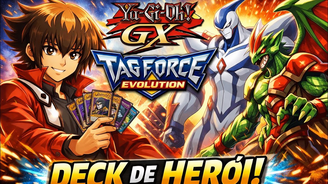 YUGIOH GX TAG FORCE REMASTER ! DECK HERÓI ELEMENTAR #yugiohcommunity  #yugiohgxtagforce  #yugioh