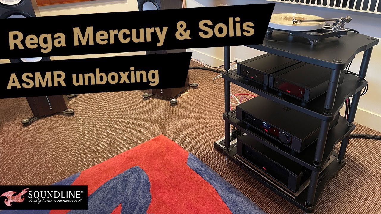 Rega Mercury and Solis ASMR amplifier unbox. Sound up!