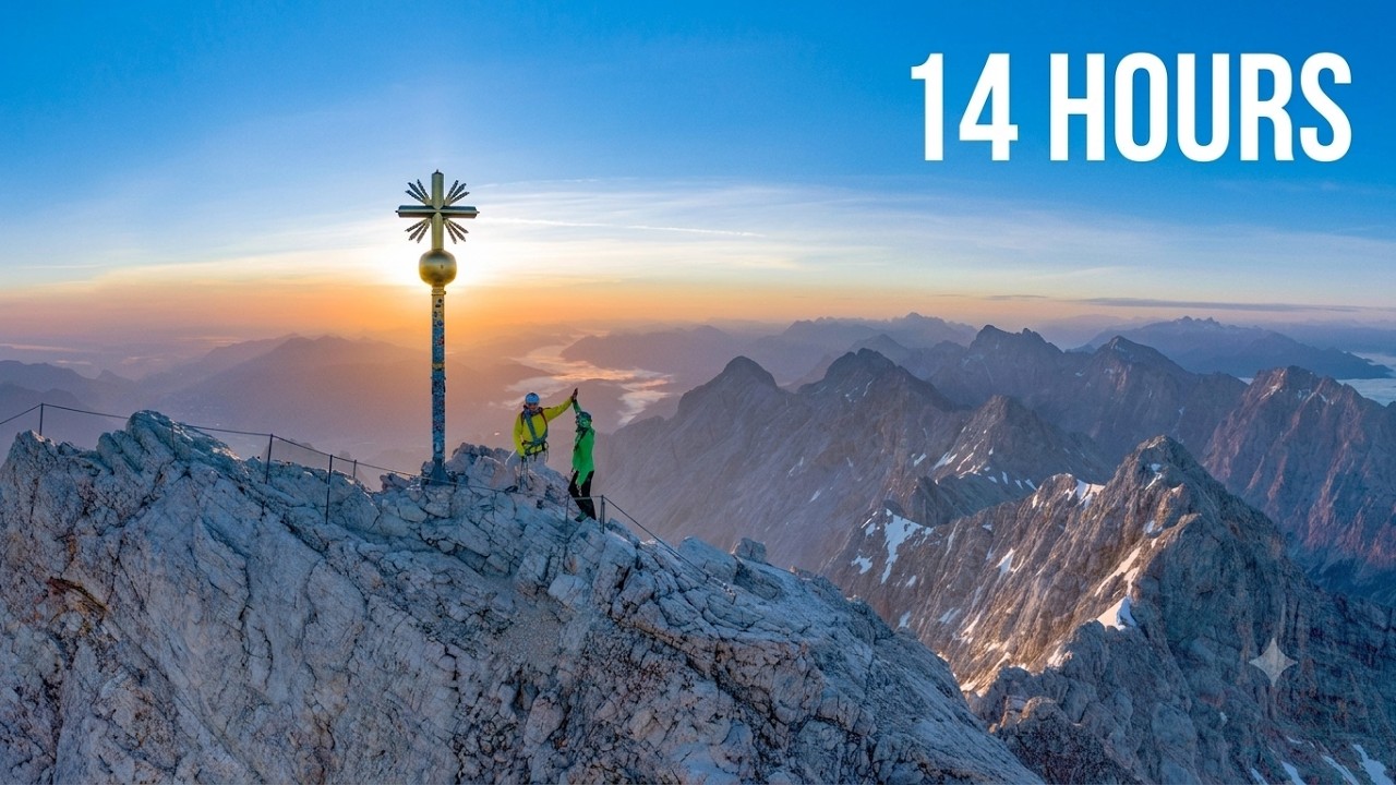 Conquistando o Topo: Zugspitze, A maior montanha da Alemanha ! Trilha por Gatterl