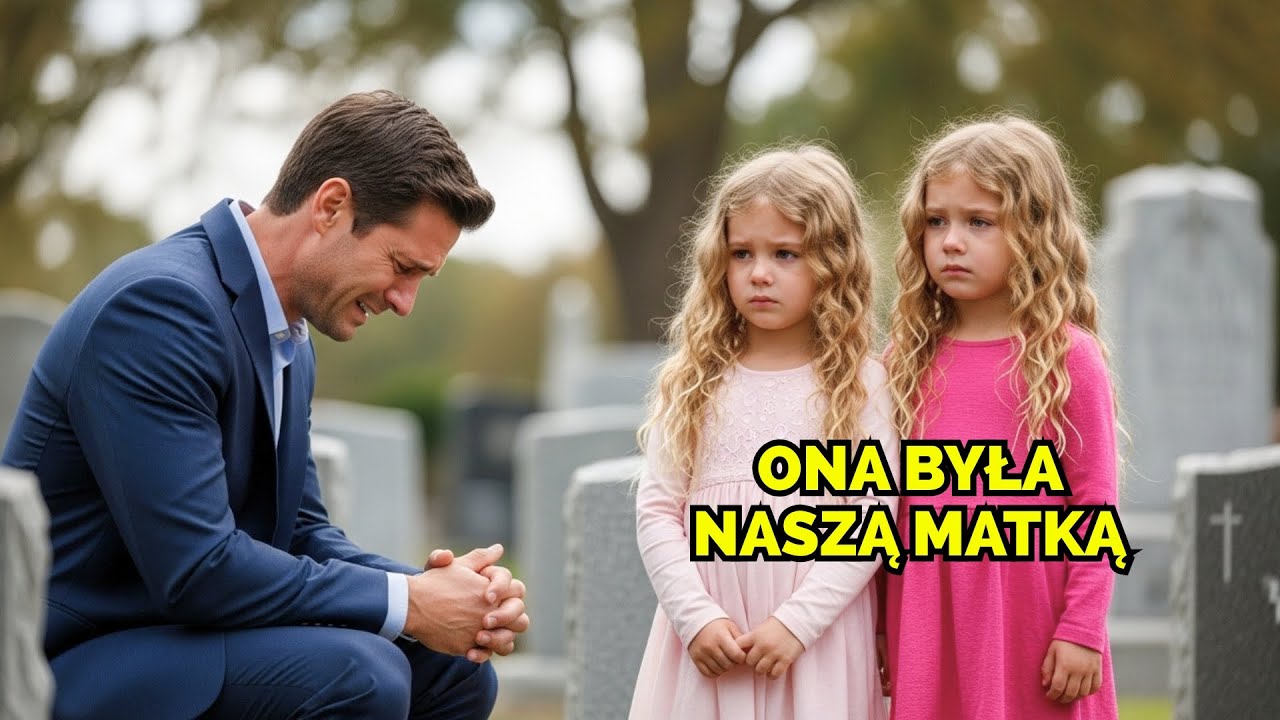 Owdowiały milioner płacze przy grobie żony, aż bliźniaczki mówią: „Ona była naszą matką”