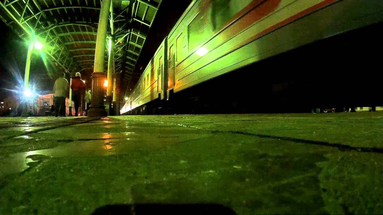 Ночной поезд. Станция Красноярск