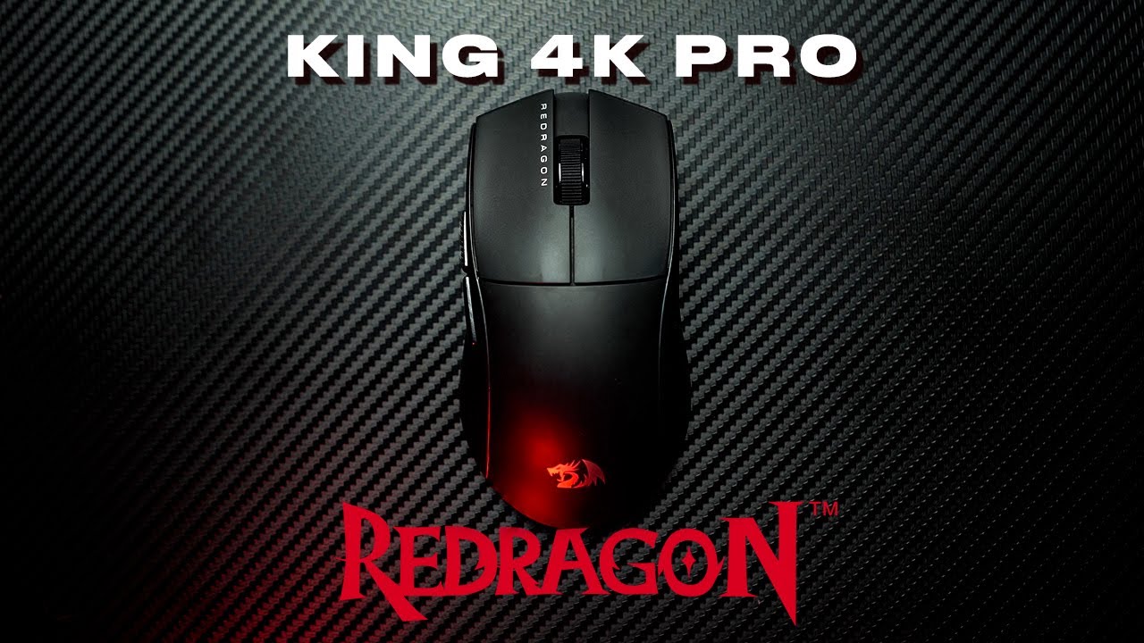 Беспроводная игровая мышь Redragon KING 4K Pro