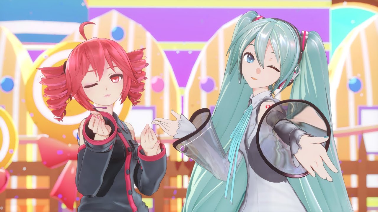 【MMD】🍭🍪🍫キャンディークッキーチョコレート/CandyCookieChocolate🍭🍪🍫【YYB式初音ミク NT&Tda式改変重音テト】