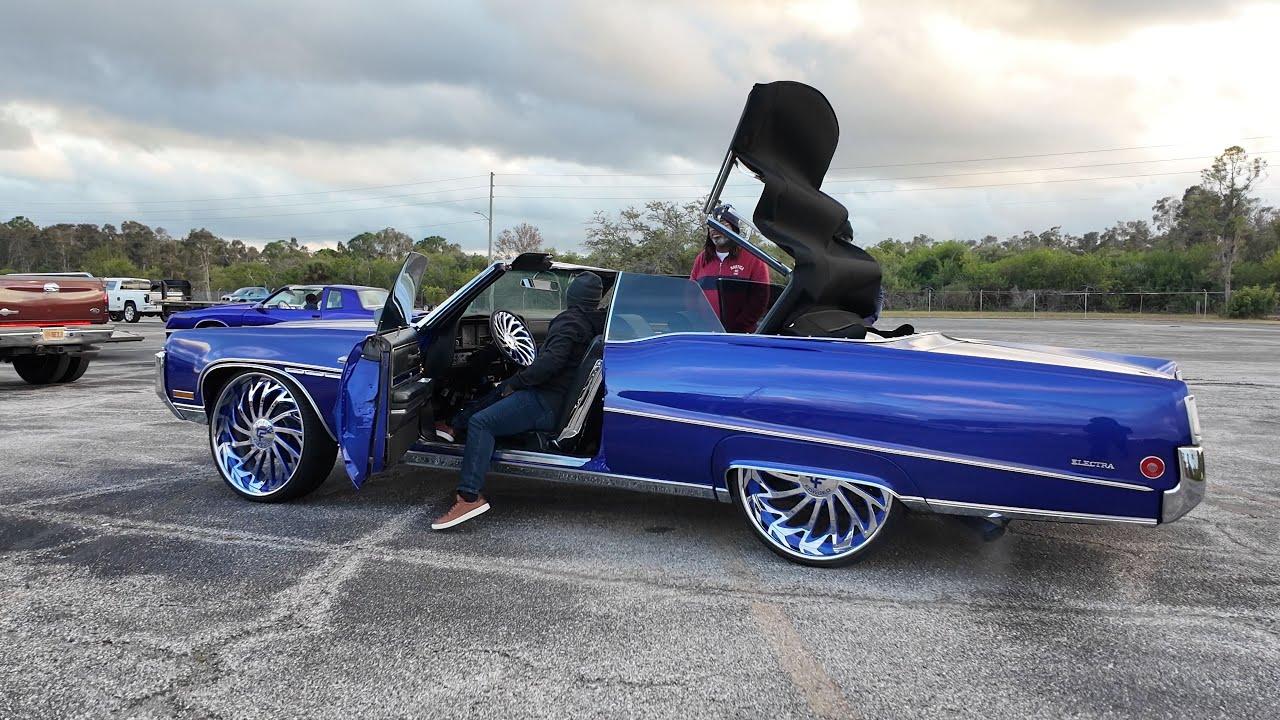BIG Kandy Buick Electra Convertible! on Chrome BIG CAP 26s