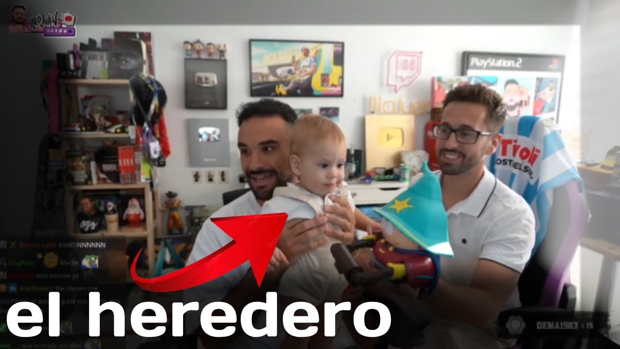 EL HIJO DE GUILLE APARECE POR PRIMERA VEZ EN STREAM