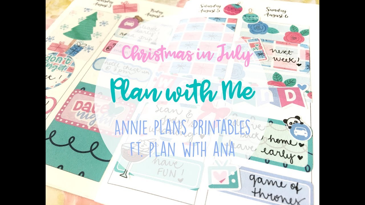 PLAN WITH ME | Traveler's Notebook ft. Annie Plans Printables