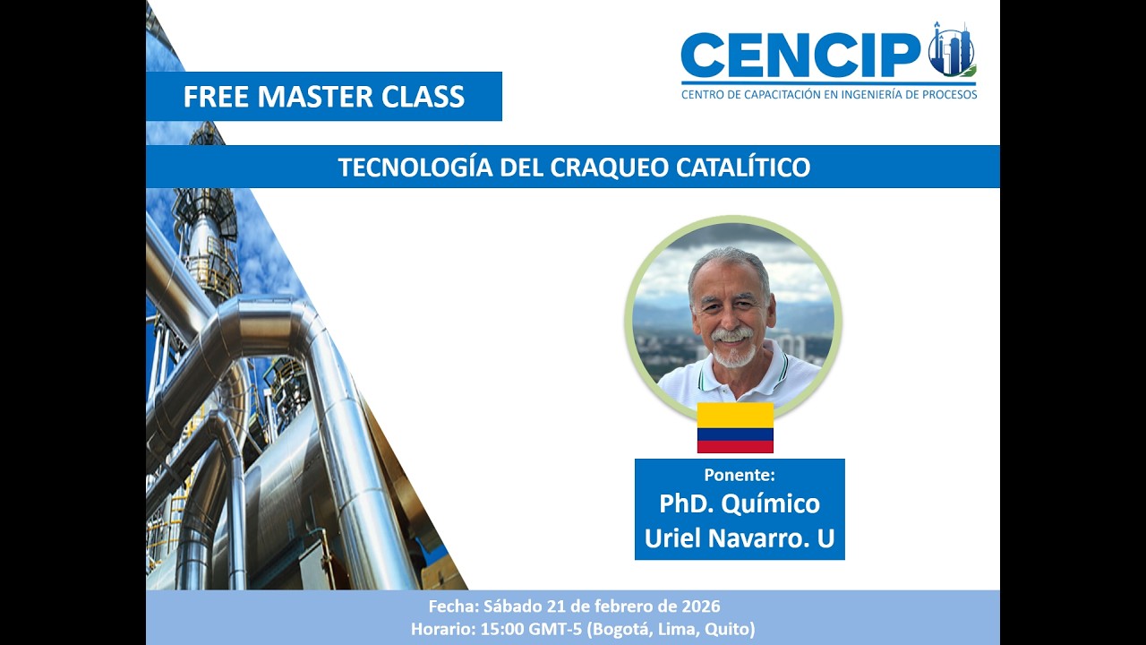 FREE MASTER CLASS  TECNOLOGÍA DEL CRAQUEO CATALITICO