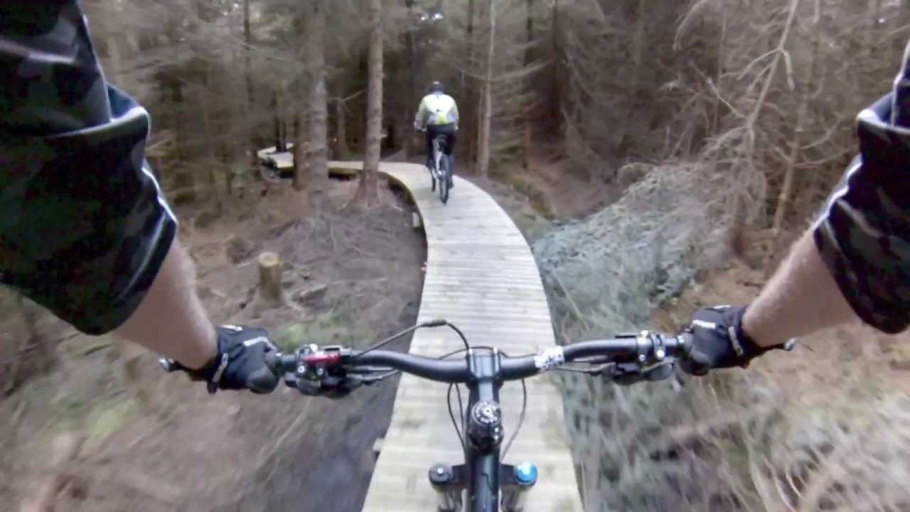 Mountain Biking in Rostrevor, The Fallow Red Trail GoPro MTB HD