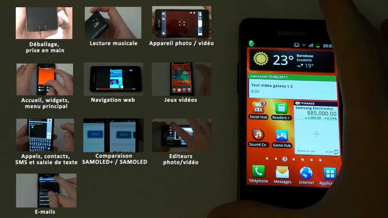Test du Samsung Galaxy S 2 i9100 - divers et conclusion