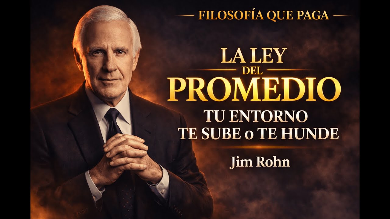 La LEY del PROMEDIO: tu entorno te SUBE o te HUNDE | Jim Rohn 💎