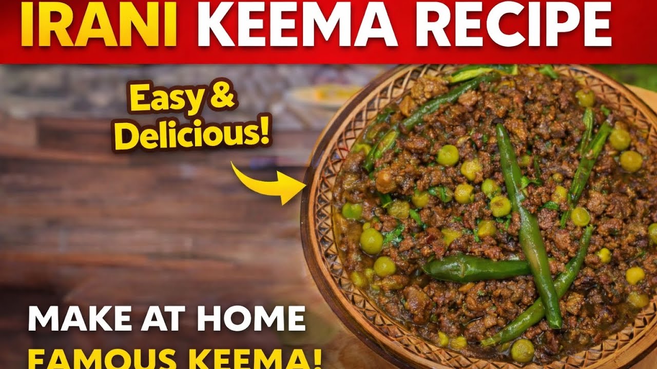 Irani keema recipe | Authentic Irani Keema | Restaurant Style Keema Recipe