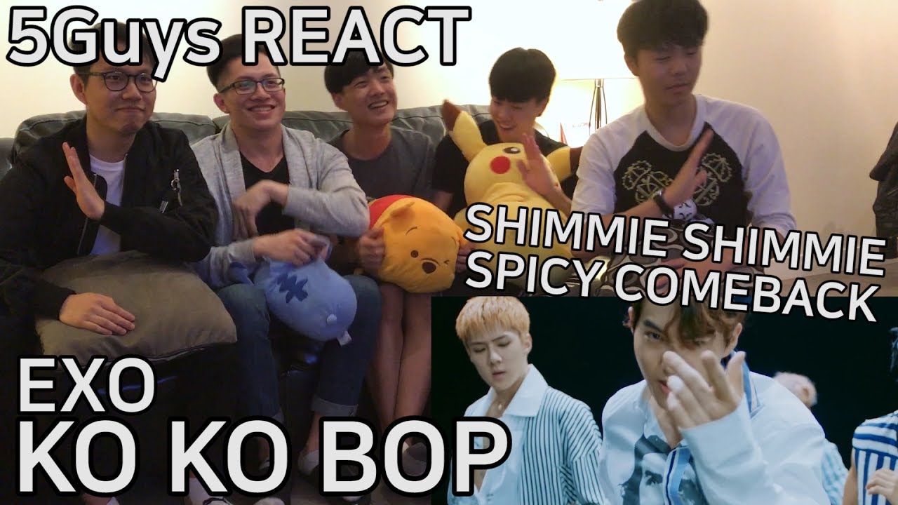 [FUNNY FANBOYS] EXO - KO KO BOP (5Guys MV REACT)