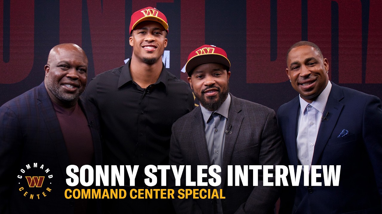 LB Sonny Styles Joins Legends to Talk Playing in Washington | Command Center | Commanders | NFL