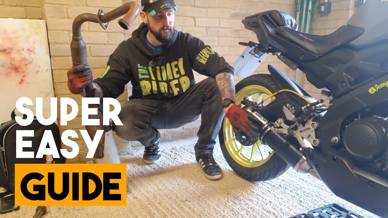 How to change MT125 exhaust
