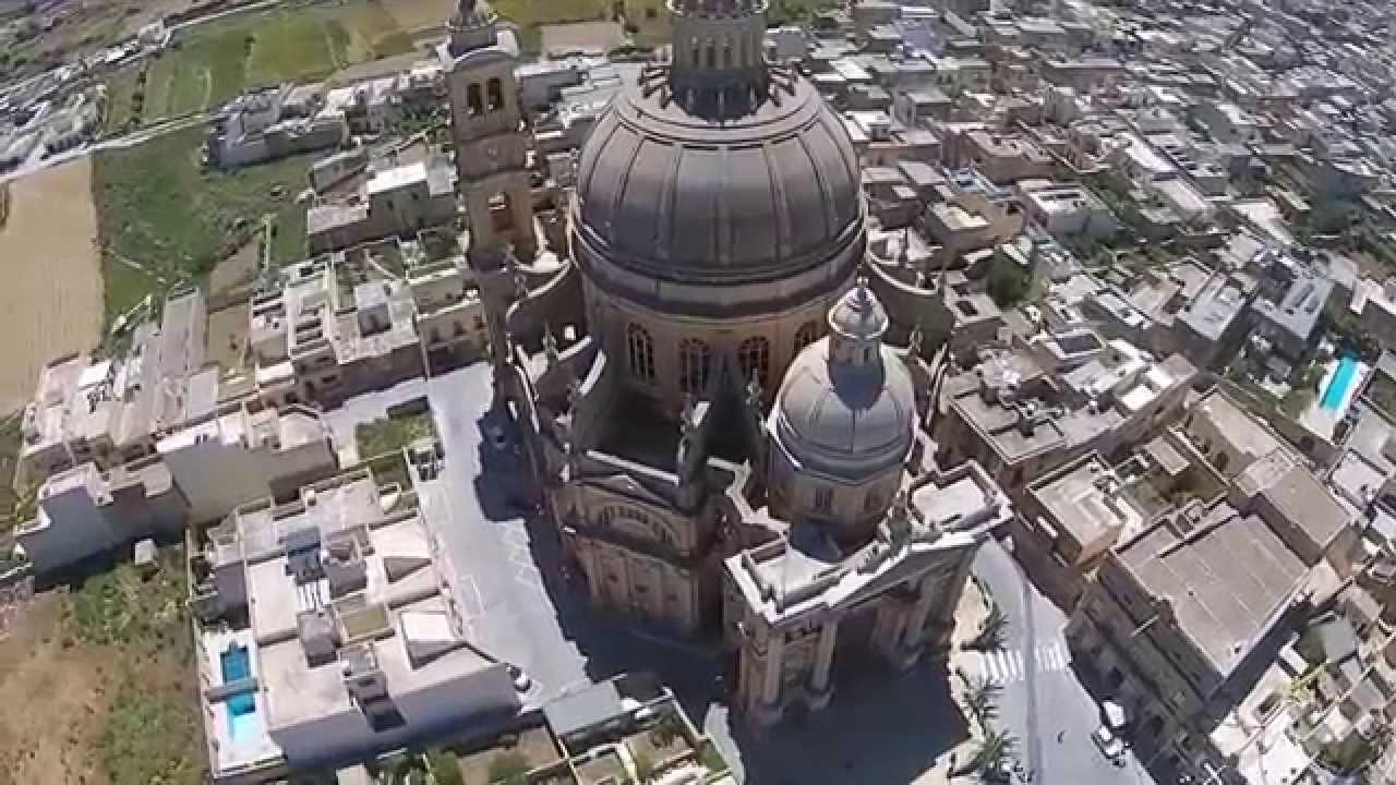 Xewkija Church Gozo HD Drone 2015