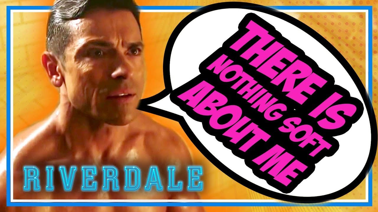 Sexy steam room scenes on 'Riverdale' | Interview clip with Mark Consuelos