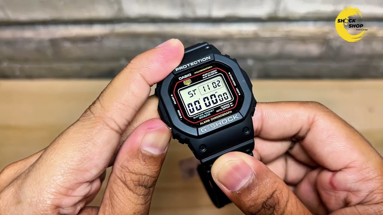 รีวิวนาฬิกา G-SHOCK DW-5600RL-1