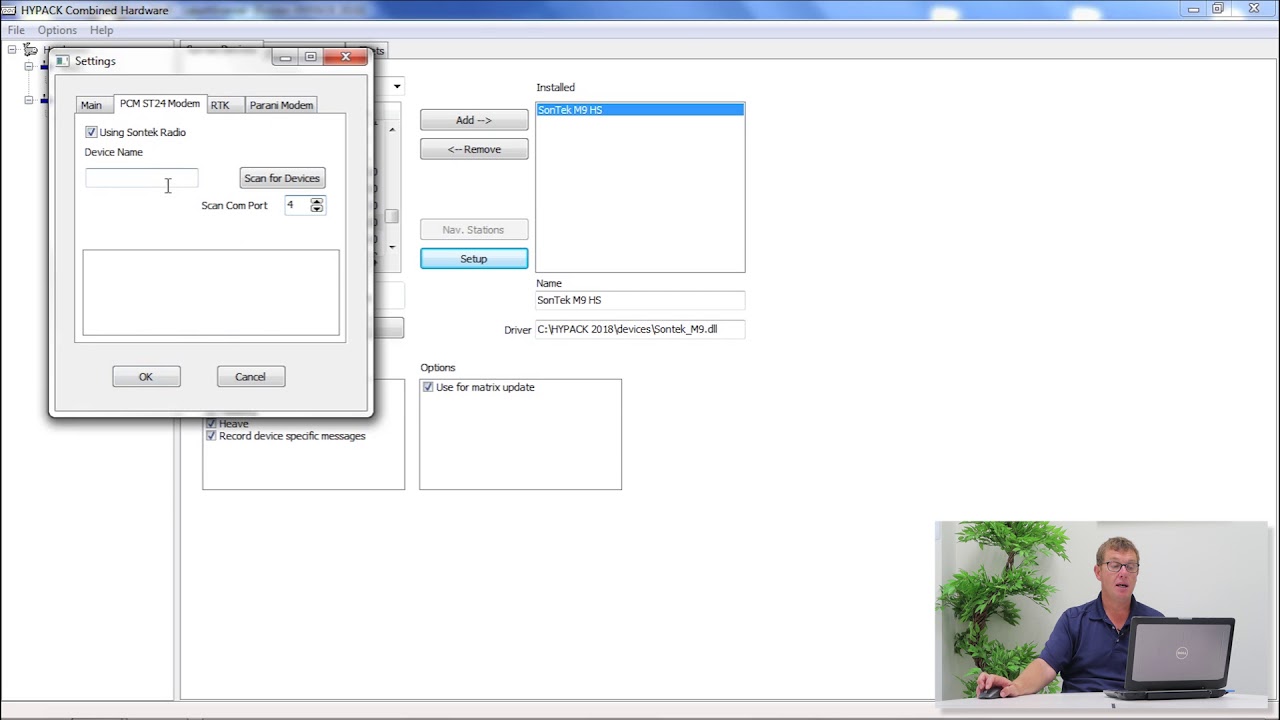 Getting Started with HydroSurveyor and HYPACK Chapter 10 -  HydroSurveyor Configuration for HYPACK