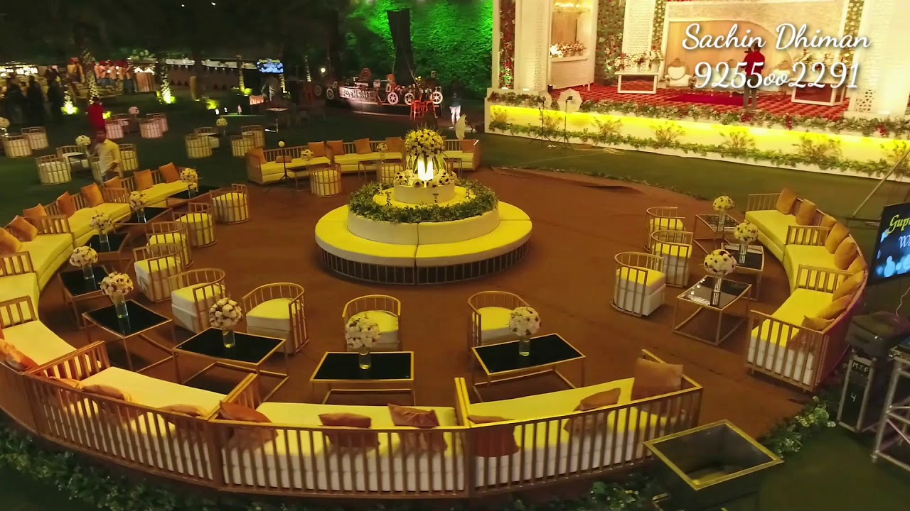 Sham Bagh full Decoration (Drone Video) PANIPAT