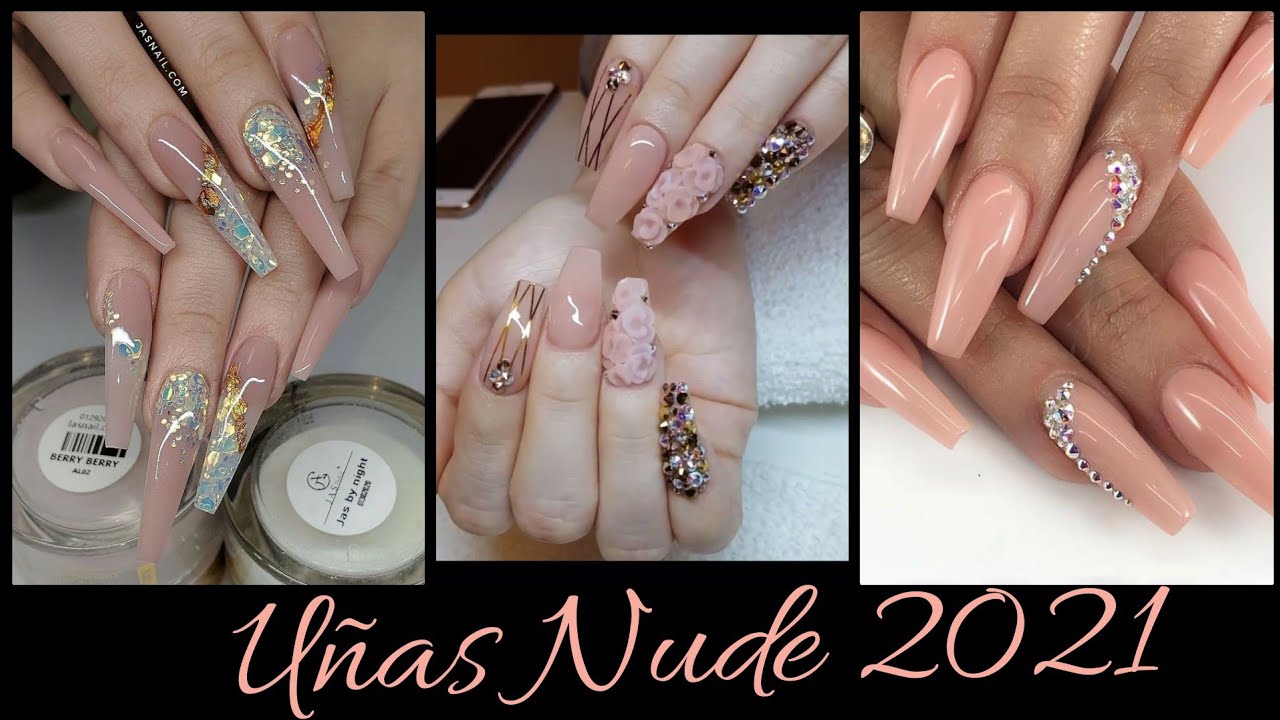 ❤️UÑAS NUDE 2024💖/TENDENCIA UÑAS 2023/NAIL 2023 #diseñosdeuñas #uñasdecoradas #acrylicnails  #uñas