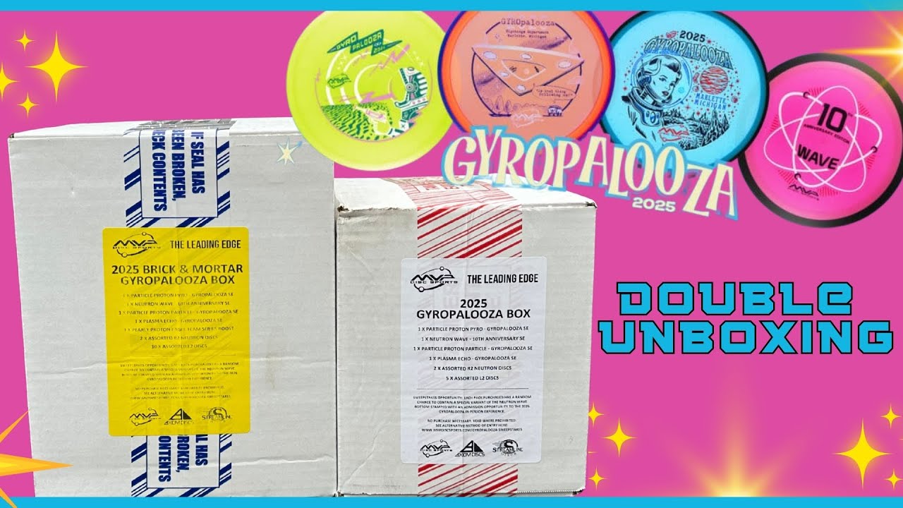 Gyropolooza 2025 Brick & Mortar + Regular Box Full Review & Rare Pulls #discgolf #mvp