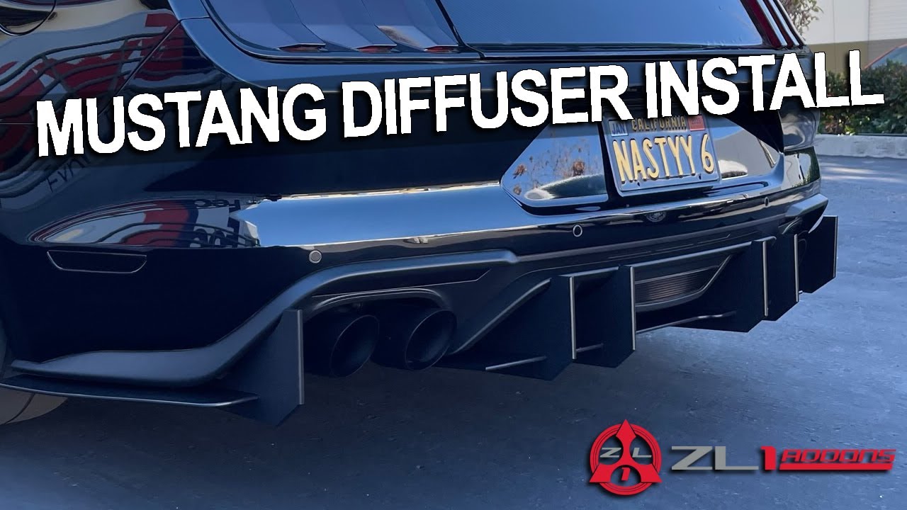 Mustang 18-23 Stealth Diffuser Install | ZL1 Addons