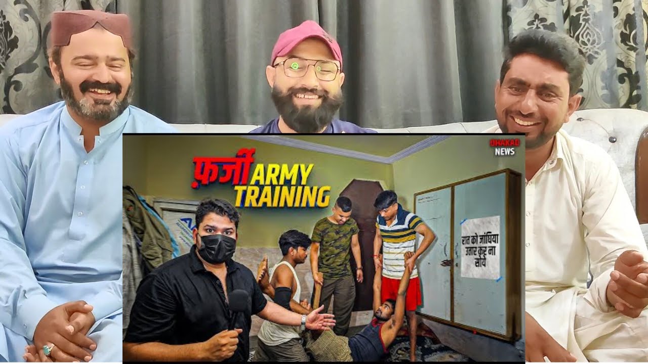 FARZI ARMY TRAINING  HARSH RAJPUT #pakistanireaction