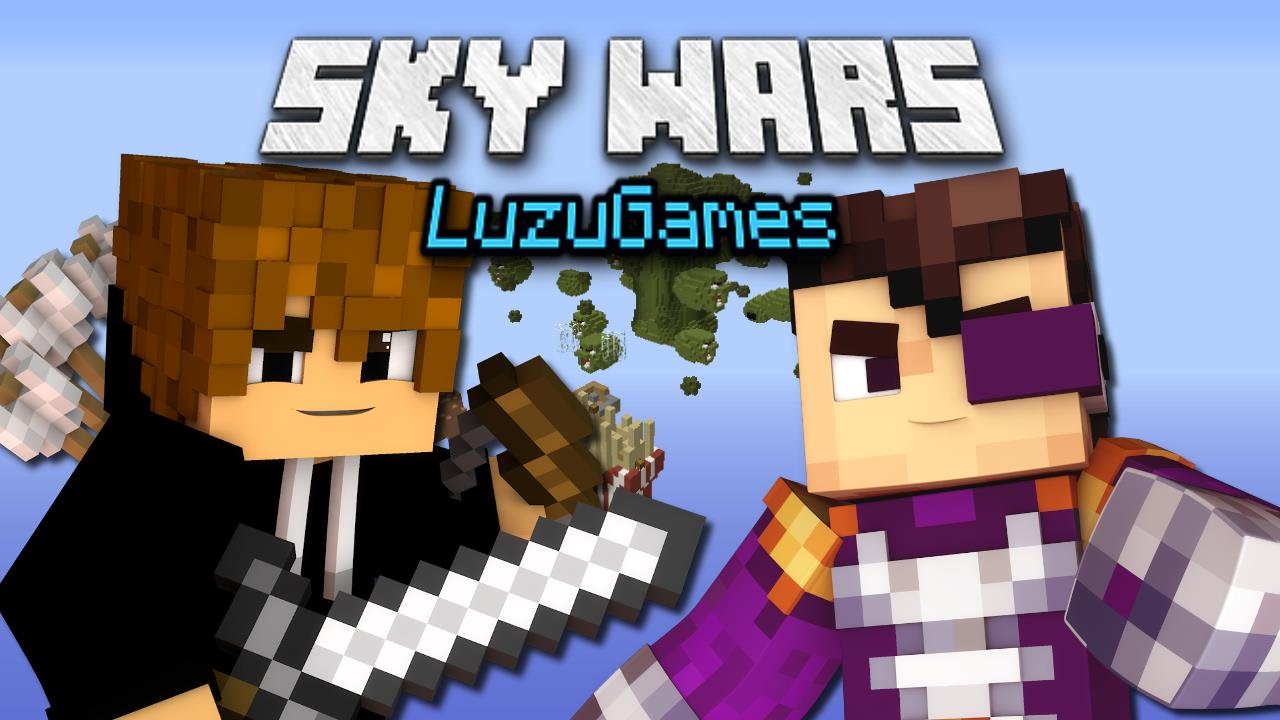 LUZU Y VEGETTA, INDESTRUCTIBLES!! Team SkyWars - [LuzuGames]