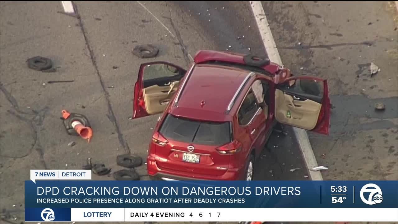 Detroit police crack down on speeding drivers after string of deadly crashes on Gratiot Avenue