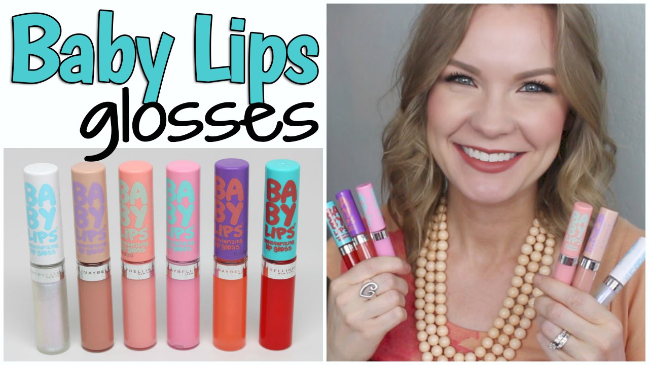 Baby Lips Moisturizing Lip Glosses! Review & Lip Swatches! | LipglossLeslie