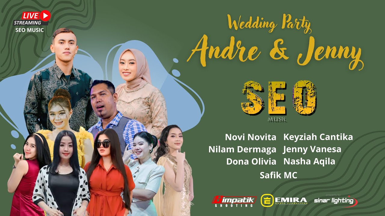 SEO MUSIC LIVE LAKARSANTRI SURABAYA WEDDING PARTY ANDRE DAN JENNY
