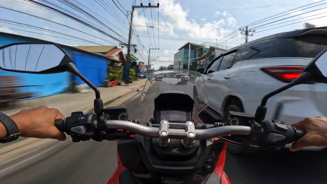 POV de jour en scooter | Hua Thanon → Chaweng en Honda ADV 160