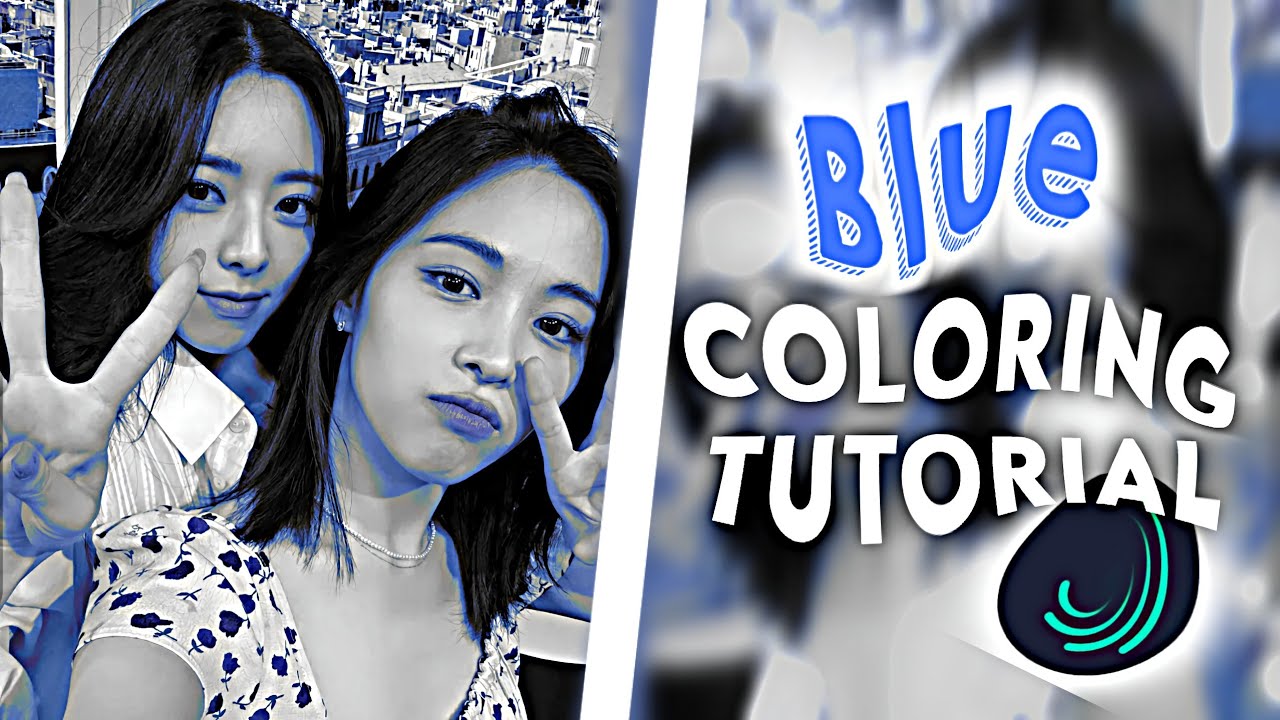 Blue grey Coloring on Alight Motion Tutorial