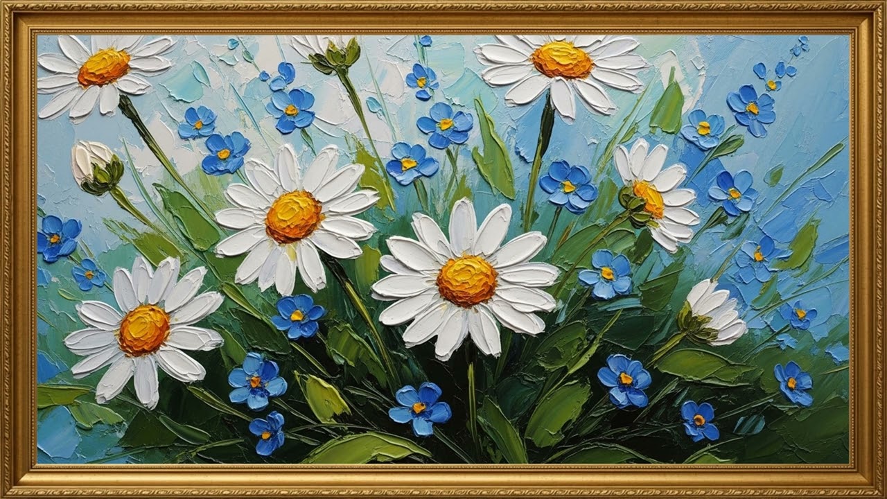 Turn Your TV Into a Flower Art Gallery 🌼 Relaxing 4K Canvas Visual