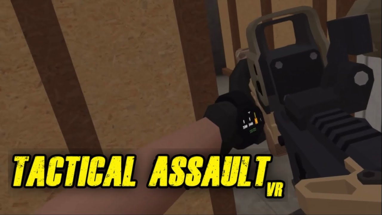 VR Room Clearing Solo Demonstration in Tactical Assault VR - In Depth Virtual Reality Tutorial