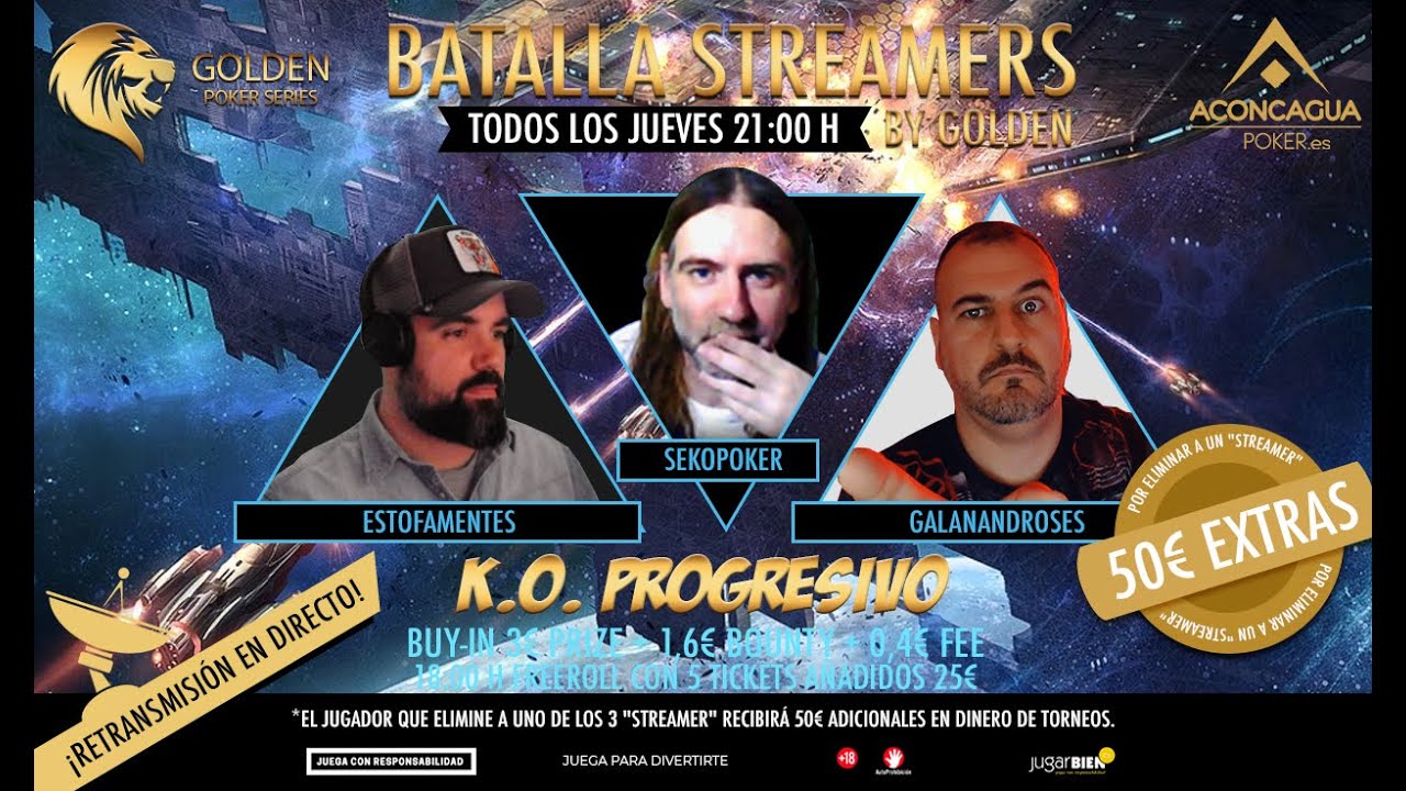 Batalla de streamers en aconcaguapoker.es