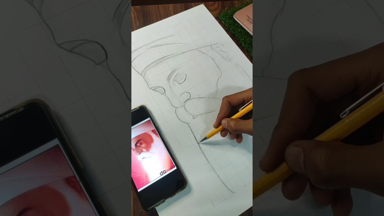 Shri guru nanak dev ji 🙏 drawing outline 🙏#youtubeshorts #drawing #gurunanakdevji